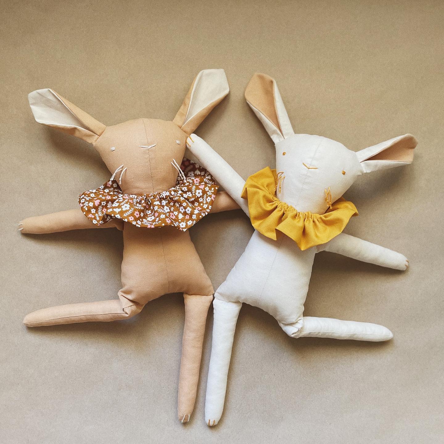 Rabbit plush toys by Oh Ophelia Friends